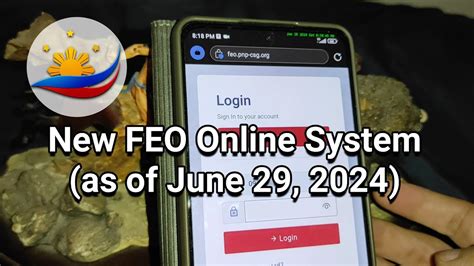 feo-system.com log in sign up|New FEO Online System .